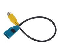 Cavo Adattatore Telecamera Retromarcia Rca per Autoradio Auto Nero | Collegamento Plug And Play in Pvc, per Installazione su Display e Unità Testa Auto