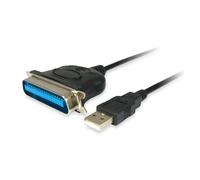 Cavo Adattatore USB 2.0 a Parallelo EQUIP 1,5 m Nero