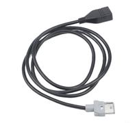 Cavo adattatore USB 4pin per Alpine Head Unit Lettore CD Autoradio Navigazione Sistema Audio Nero 100 cm Cablaggio