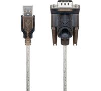 Cavo Adattatore USB a RS-232 DB9 Maschio 1,5 m Nero Generic