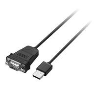 CAVO ADATTATORE USB A SERIALE RS232 UGREEN a UGREEN, da -A a RS-232, Nero, Argentocolo