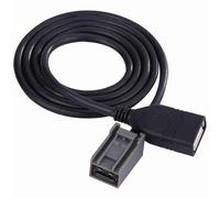 Cavo adattatore USB AUX-IN USB, adatto a 2009-2.0, nero/grigio, cavo lungo 60 cm, ideale per il divertimento della musica nei giorni