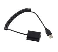 Cavo adattatore USB batteria NP-FW50 adattatore batteria fittizia per Sony A7 A7R2 A6500 A6400 Power Bank