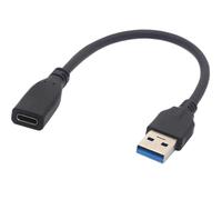 Cavo adattatore USB-C femmina a USB-A maschio DLH DY-TU4625 0,225 m Nero