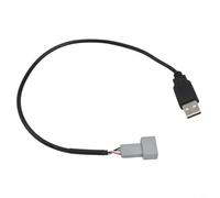 Cavo adattatore USB Hyundai, connettore multimediale a 4 pin, prolunga USB per autoradio, cablaggio di interfaccia dell'unità principale, convertitore da femmina a maschio (USB)