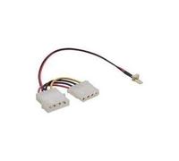 Cavo adattatore ventola: ventola a 3 pin per alimentatore a 4 pin 12 V - 0,3 m NEW