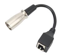 Cavo Adattatore XLR a RJ45 Copertura in Gomma Cavo di Prolunga Connettore di Rete Maschio - femmina da 5, 9 Pollici
