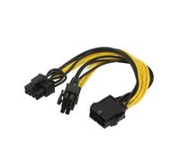 Cavo AK-CA-81: alimentazione PCIe 8pin maschio, PCIe 8pin femmina x2 AKYGA