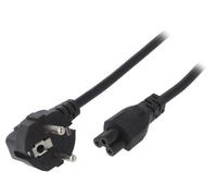 Cavo AK-NB-01A CEE 7/7 (E/F) spina angolata, IEC C5 femmina AKYGA