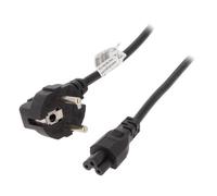 Cavo AK-NB-10A CEE 7/7 (E/F) spina angolata IEC C5 femmina3 metriAKYGA