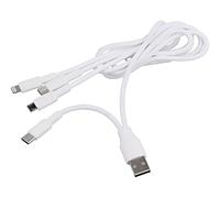 Cavo AK-USB-52 USB 2.0 nichelato 1,2 m bianco 10 W AKYGA