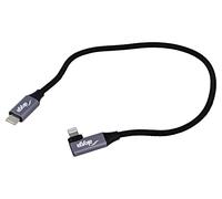 Cavo AK-USB-55 USB 2.0 nichelato 0,3 m nero tessuto 30 W AKYGA