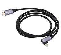 Cavo AK-USB-56 USB 2.0 nichelato 1 m nero tessuto 30 W AKYGA