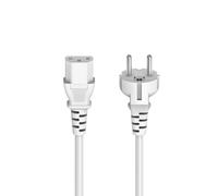 Cavo. alim. pr app. frds, 3 pin av. f. contatto maschio prot., 5m, blc