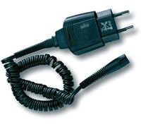 Cavo Alimentatore Smart Plug per Rasoio Elettrico BRAUN Serie 3 Nero