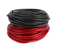 Cavo Alimentazione 50FT 4GA 12V per Messa a Terra Nero,Rosso 1 pz
