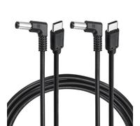Cavo Alimentazione 60W PD 2Pz, per 20V 3A 5.5x2.1mm Type-C Angolato 2.0m