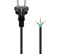 Goobay Cavo alimentazione 51327 da assemblare Schuko 1,5 m Nero