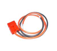 Cavo alimentazione batteria con spina Anderson rossa SB175 e occhielli M10 L 1 m