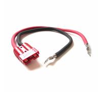 Cavo alimentazione batteria con spina Anderson SB50 rossa e occhielli M8 L 25 cm