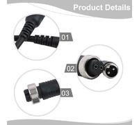 Cavo Alimentazione Bobina Elettrica Efficiente 200cm Lunghezza 2 Nuclei 196 Cond