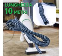 Cavo Alimentazione Grigio 2x0,75 mm 7/10m Spina Italiana VK150 VK200 Folletto