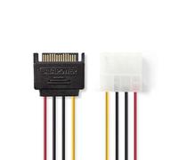 Cavo alimentazione interna NEDIS CCGP73530VA015 SATA 15-pin a Molex 4-pin 0.15 m