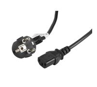 Cavo alimentazione Lanberg CA-C13C-11CC-0050-BK 5 m C13 femmina CEE7/7 nera
