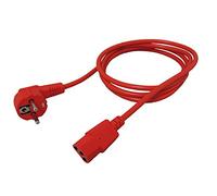 NKSK 200 RT - Cavo di rete, spina schuko, 1,8 m, rosso, C13