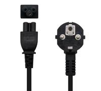 Cavo Alimentazione Nanocable Trifoglio CEE7 M-C5 H 2m Nero Cavo Alimentazione Nanocable Trifoglio CEE7 M-C5 H 2m Nero