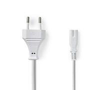 CAVO ALIMENTAZIONE NEDIS PCGP11040WT30 DA PRESA C7 A SPINA ITALIANA 3.0 MT BIANCO