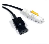 Cavo Alimentazione Neutrik Adattatore, Spina POWERCON bianca a Presa VDE IEC C13