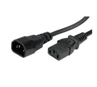 ROLINE 1m IEC320 C14 - IEC320 C13 cavo di alimentazione Nero Accoppiatore C14 Accoppiatore C13