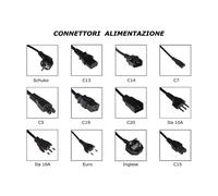 Link LKIEC100 - Cavo di prolunga Alimentazione H05VV-F (10 m, Nero) - Connettori IEC C13 Femmina e C14 Maschio Dritti - Sezione conduttori 0,75 mm², Certificazione VDE, 250 V 10 A