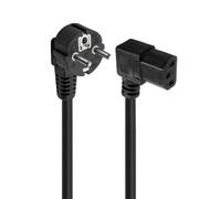 Cavo Alimentazione Spina Schuko a VDE 90° M/F 1.8 mt