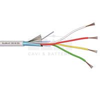 Cavo Allarme Schermato 4x0,22 100m