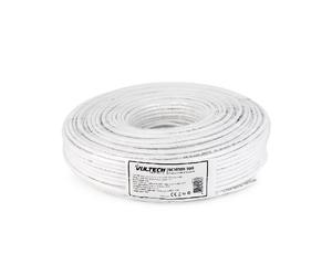 Cavo Allarme VulTech Security SC16101-100 4 Cavi + 2 power 100m Bianco PVC (Vult