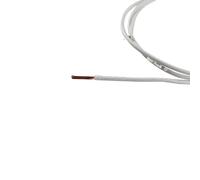 Cavo Alta Temperatura Silicone Ricoperto con Vetrotex Sezione 1,5 mm 6 mt 300°