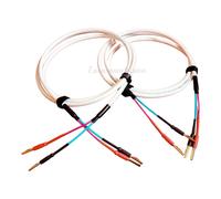 Cavo altoparlante linea bianca Van Damme 2 x coppia terminata da 2,5 mm