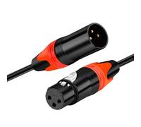 Cavo altoparlante maschio a femmina,Cavo XLR maschio a femmina,Cavo microfono XLR a 3 pin placcato oro | Cavo altoparlante da 4,92 piedi per mixer microfono, sistemi di altoparlanti, stazione d