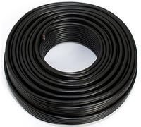 Cavo altoparlante nero 2 X 4,00 mm² 25 m anello