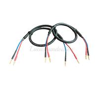 Cavo altoparlante Van Damme serie nera 2 x coppia terminata da 4 mm