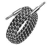 Cavo amplificatore per chitarra,Cavo amplificatore basso | Schermatura rinforzata a lunga durata con connettori diritti per tastiera bassa elettrica e apparecchiature audio