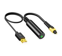 Cavo analogico audio digitale 3 5 mm su USB adattatore coassiale SPDIF ricevitore audio ottico