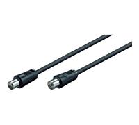 Cavo antenna coassiale Goobay da 10 m nero