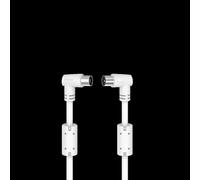 Hama Cavo Antenna M/F 205056 1.5m 90º 90db Bianco
