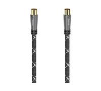 Cavo Antenna, Coax. Maschio - Coax. Fem Metallico, Dorato, 10,0 M, 120 DB