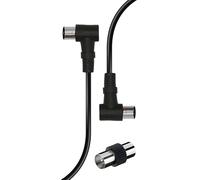 Cavo antenna M90° / M 90° 1,5mt nero