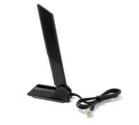 Cavo antenna per scheda madre da gioco Tri Band WiFi 7, 2,4/5/6 GHz, ricambio per MSI MEG Z890 GODLIKE/ACE, MEG Z790 ACE MAX, MPG Z790 Carbon MAX WiFi II, MAG B860, PRO B850-VC, base magnetica (nero)