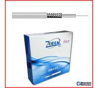 Cavo Antenna Satellitare Tv Terrestre dvbt2 5g LTE Coassiale Zodiac classe A 5mm